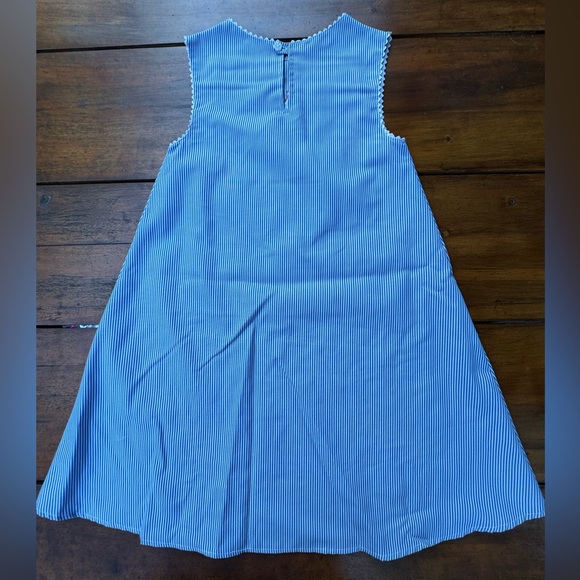 4th of July summer sundress by Mary James Size 6 sailboat Red / White / Blue - Picture 3 of 5